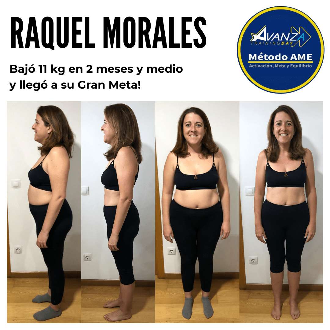 Raquel-Morales-Antes-Y-Despues-Metodo-Ame-Avanza-Training-Day